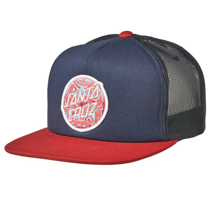 Santa Cruz Decoder Roskopp Mesh Trucker High Profile Navy/Red OS