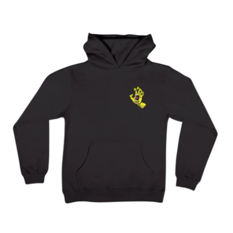 Santa Cruz Screaming Hand Sweatshirt Neon Yellow Youth Small Youth Small