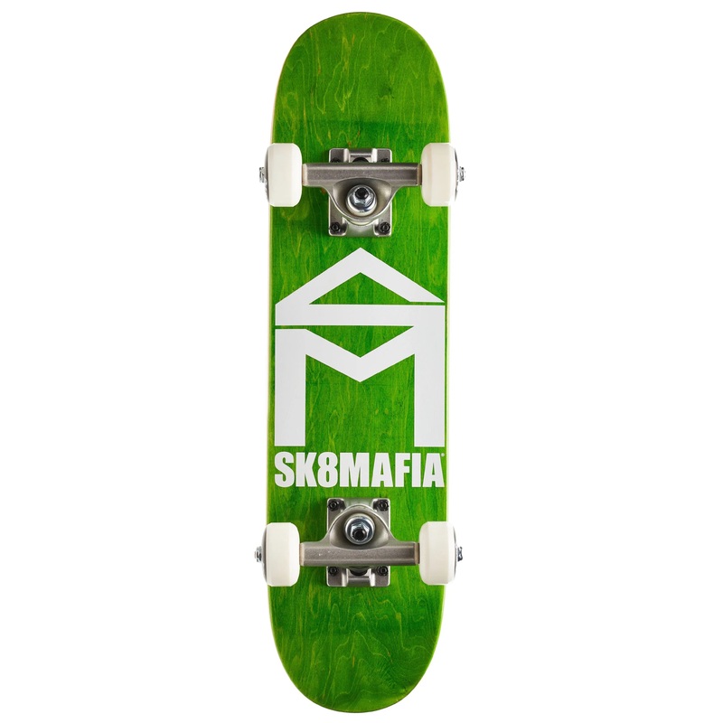 SK8MAFIA House Logo Assorted Bottom Ply Micro Complete Skateboard 6.0″ x 23.5 (CHOOSE COLOR) Blue