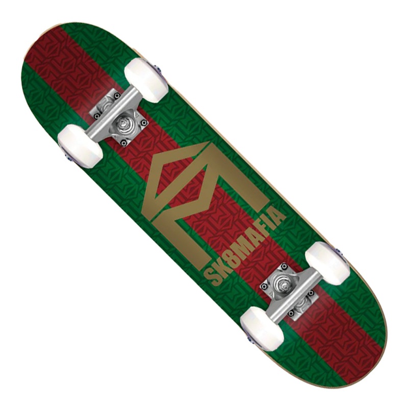 Sk8Mafia House Logo GG Fam Micro Complete Skateboard Green 6 x 23.5 WB:9.15