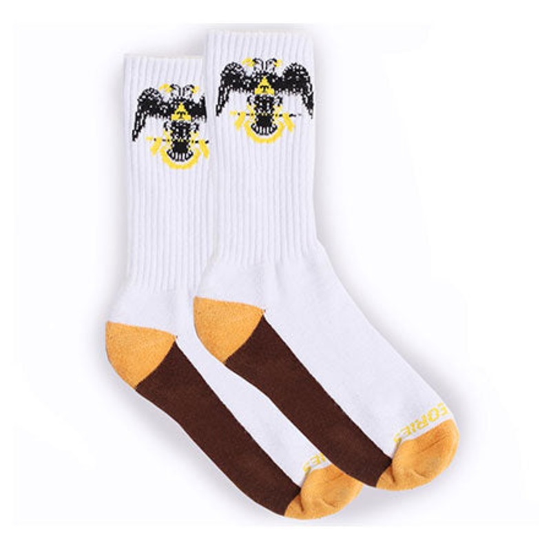 Theories 33rd Degrees Socks White One size fits all