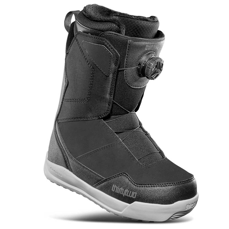 ThirtyTwo Women’s Shifty Boa Snowboard Boots – 2025 6 White/Grey