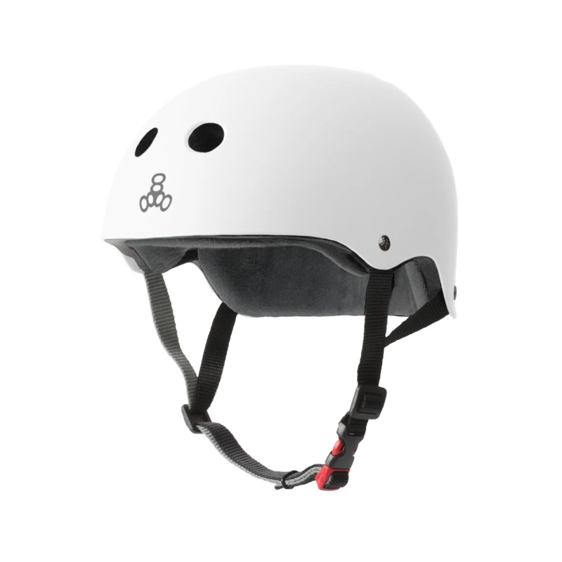 Triple Eight Sweatsaver Helmet – Matte White X – Small / Small