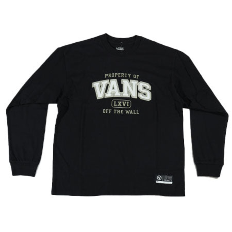 Vans Property of Long Sleeve T Shirt Black Medium