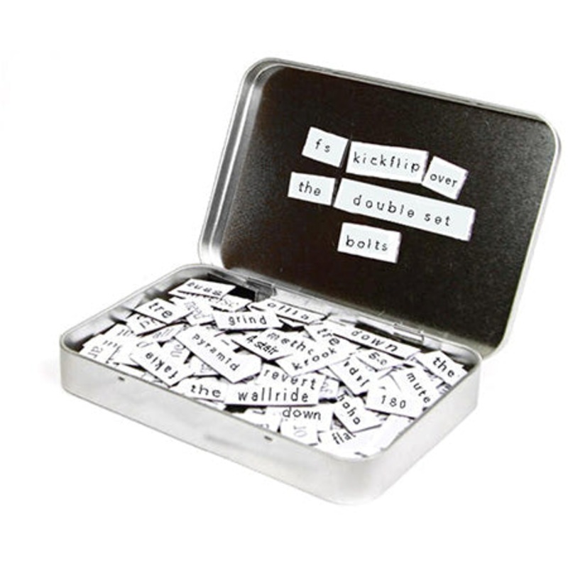 WKND Skateboards Fridge Magnet Skate Poetry Set White N/A