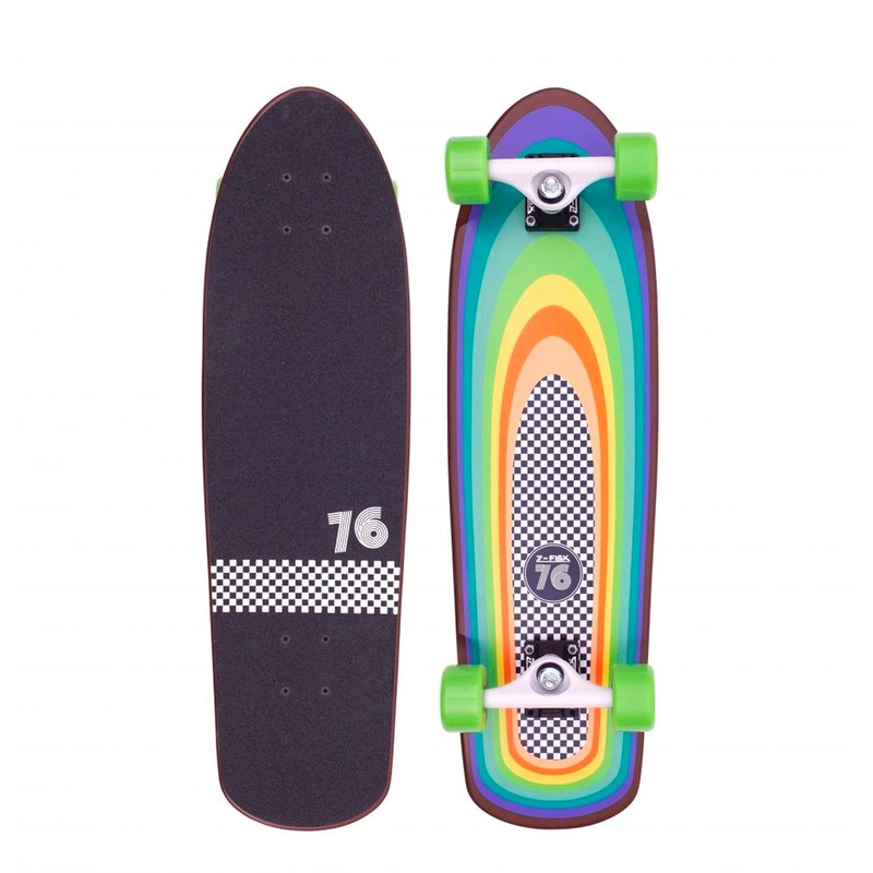 Z-Flex Cruiser Surf-a-gogo Shorebreak Longboard 30″ – Multi