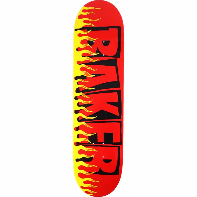 Baker Funkhouser Flames 8.25″ Skateboard Deck