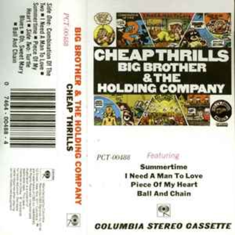 Big Brother & The Holding Company  Cheap Thrills Cassette *Used Release*