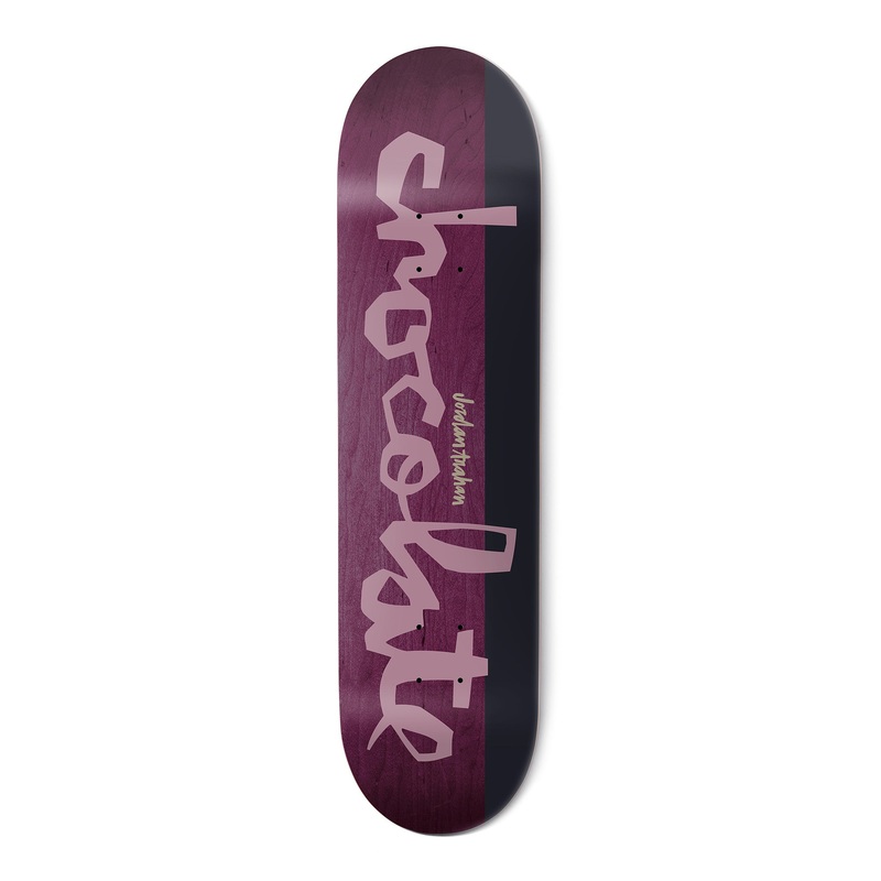 Chocolate – 8.25″ Original Chunk W46D3 Jordan Trahan Twin Tip Deck – Purple 8.25″
