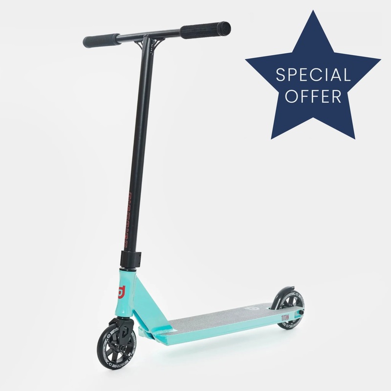 District Titan Complete Scooter – Powder Blue / Black