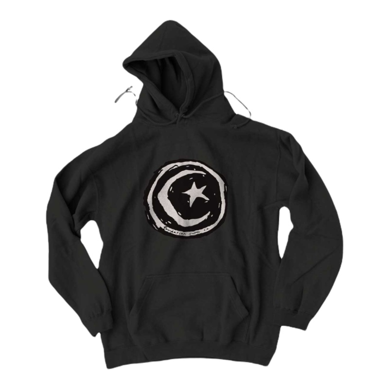 Foundation Star & Moon Hoodie Black S