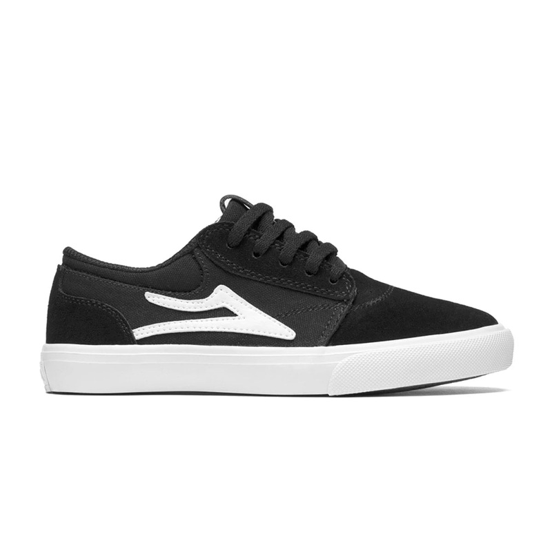 Lakai Griffin Kids (Black/White Suede) 12 KIDS