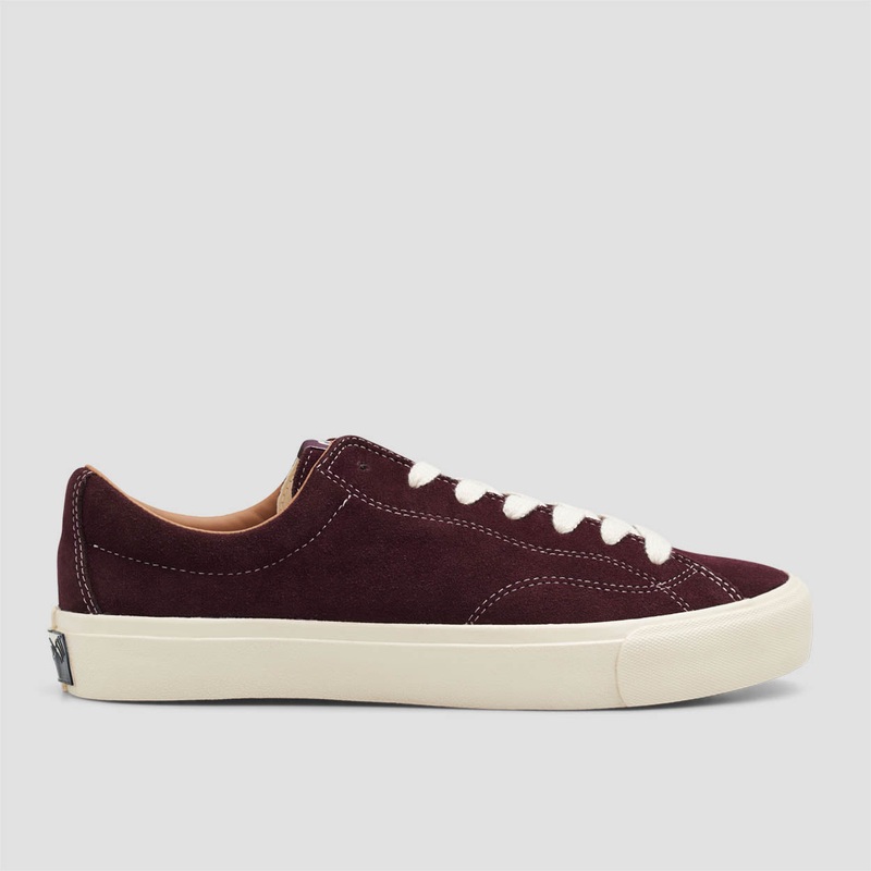 Last Resort AB VM003 Lo Skate Shoes Suede Fig Red / White UK3