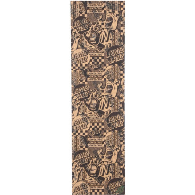MOB X Santa Cruz Flier Collage Clear Griptape 9″ x 33″
