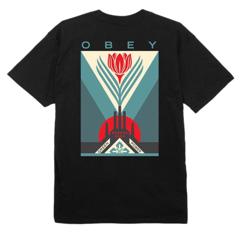 OBEY POWER FACTORY TEE L