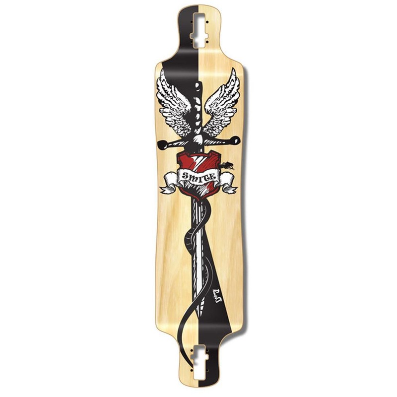 Punked Lowrider Smite Longboard Deck Deck