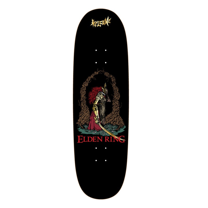 Welcome x Elden Ring Malenia On Boline 2.0 9.5″ Skateboard Deck
