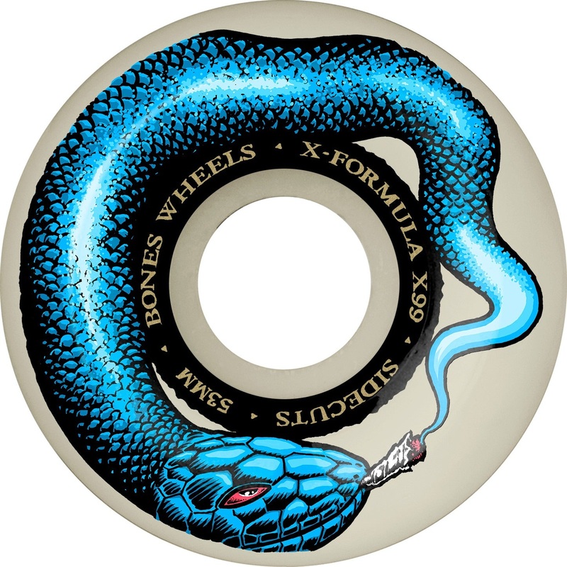 X-Formula 99a Smokin’ Snake V5 Sidecut Wheels (53mm) 99A 53 MM