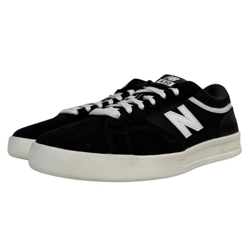 430 BWH New Balance Numeric Suede Skateboarding Shoes Black White 7