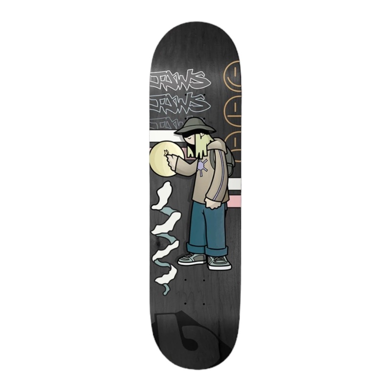 BIRDHOUSE JAWS BEEN HERE DECK 8.475 ASSORTED STAINS 8.475