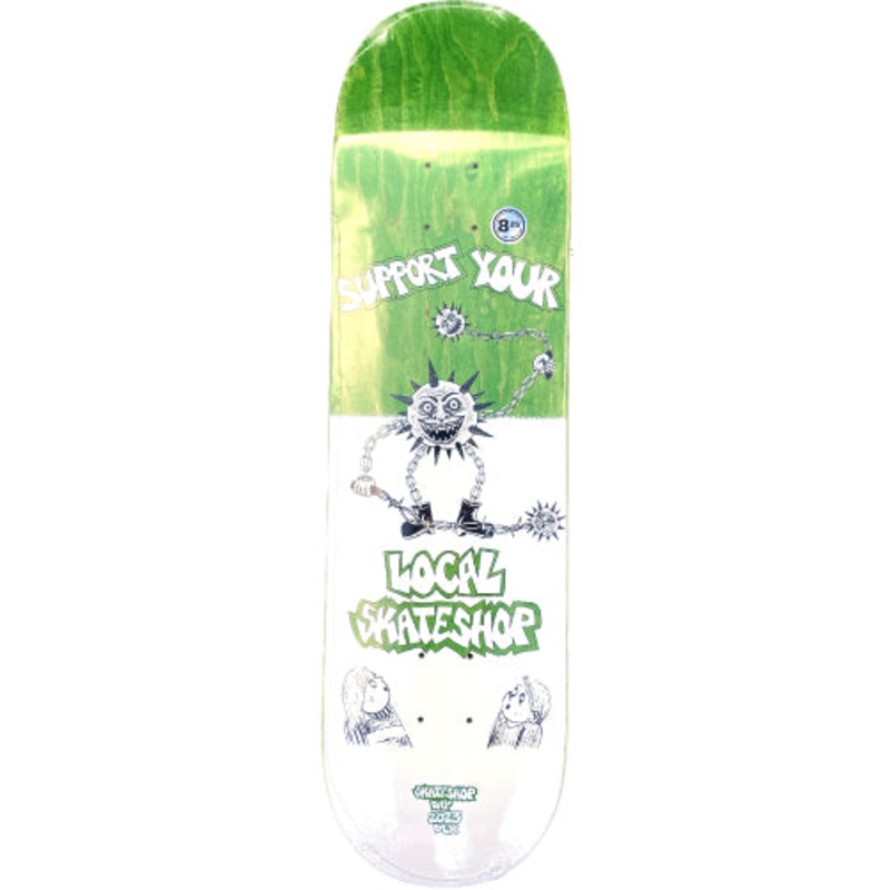 DLX Mike Gigliotti LIMITED Skate Shop Day Skateboard Deck Green 8.25″ 8.25″
