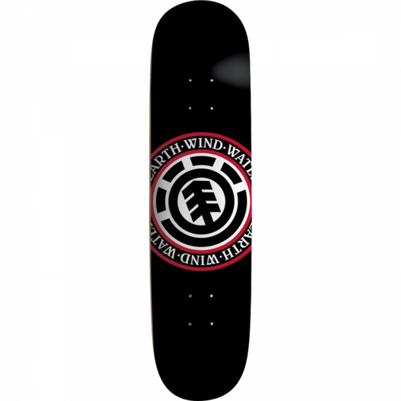 Element Seal 8.0″ Black Skateboard Deck