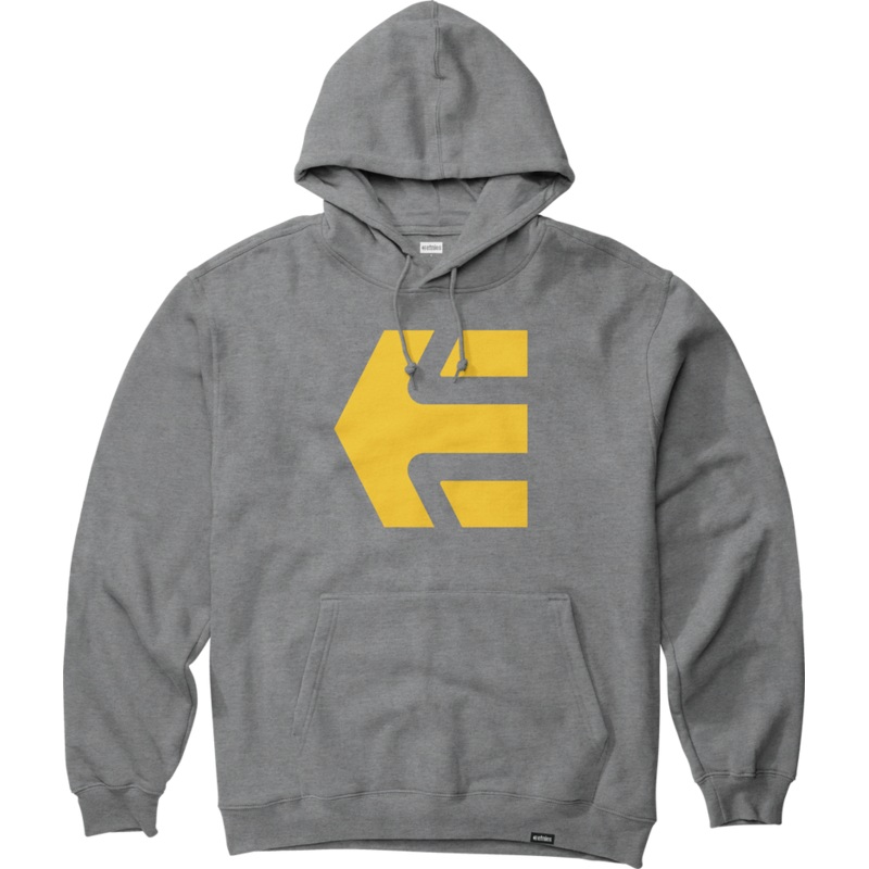 Etnies Classic Icon Pullover Hoodie Small Grey