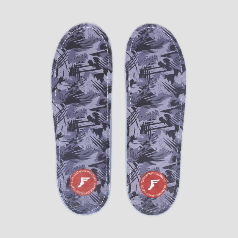 Footprint Gamechanger Insoles Dark Grey Camo UK7.5