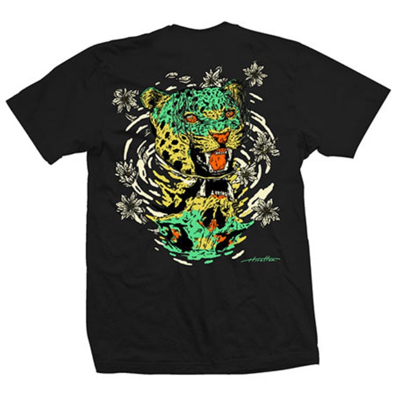 Heroin Skateboards Dead Reflections T Shirt Black Small