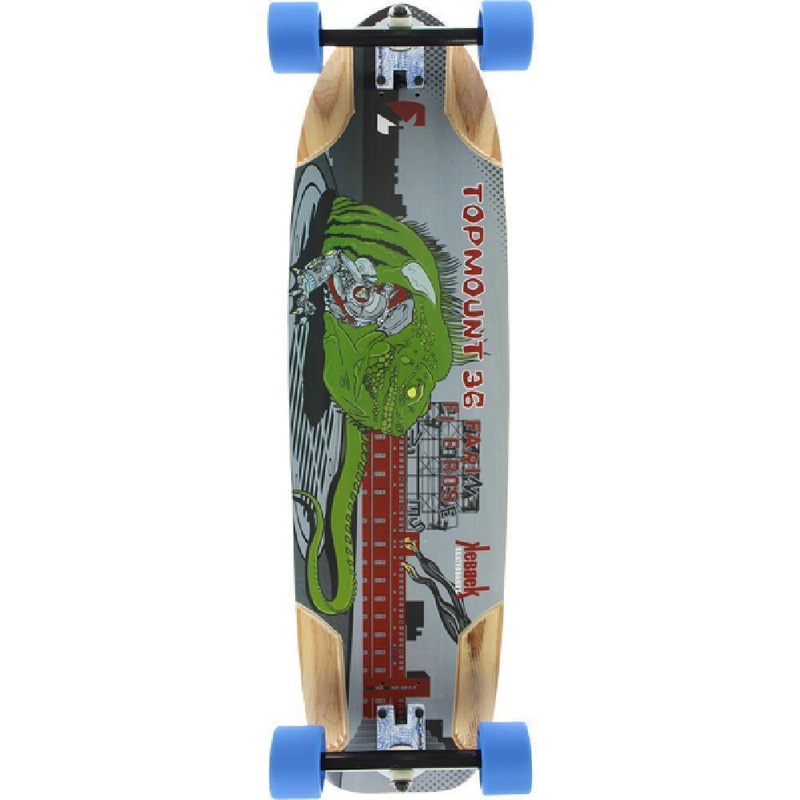Kebbek Topmount 36 Downhill Longboard Complete