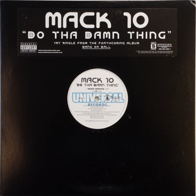 Mack 10  Do Tha Damn Thing Vinyl LP Record