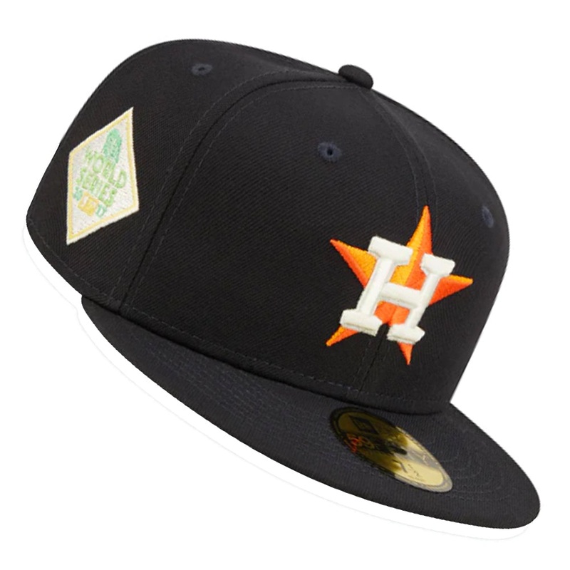 New Era Hat 5950 Houston Astros Fitted Citrus Pop 5950 Day 7