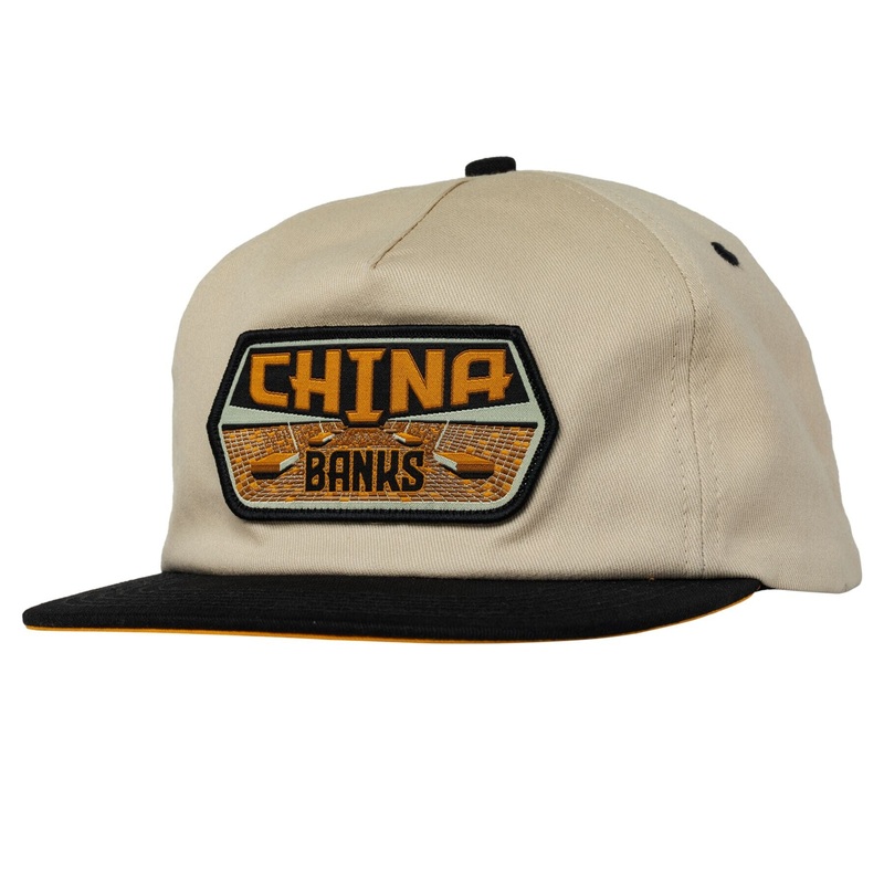 Real China Banks Snapback Hat Tan