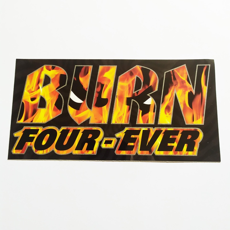 Spitfire Wheels Skateboard Sticker – Burn Forever