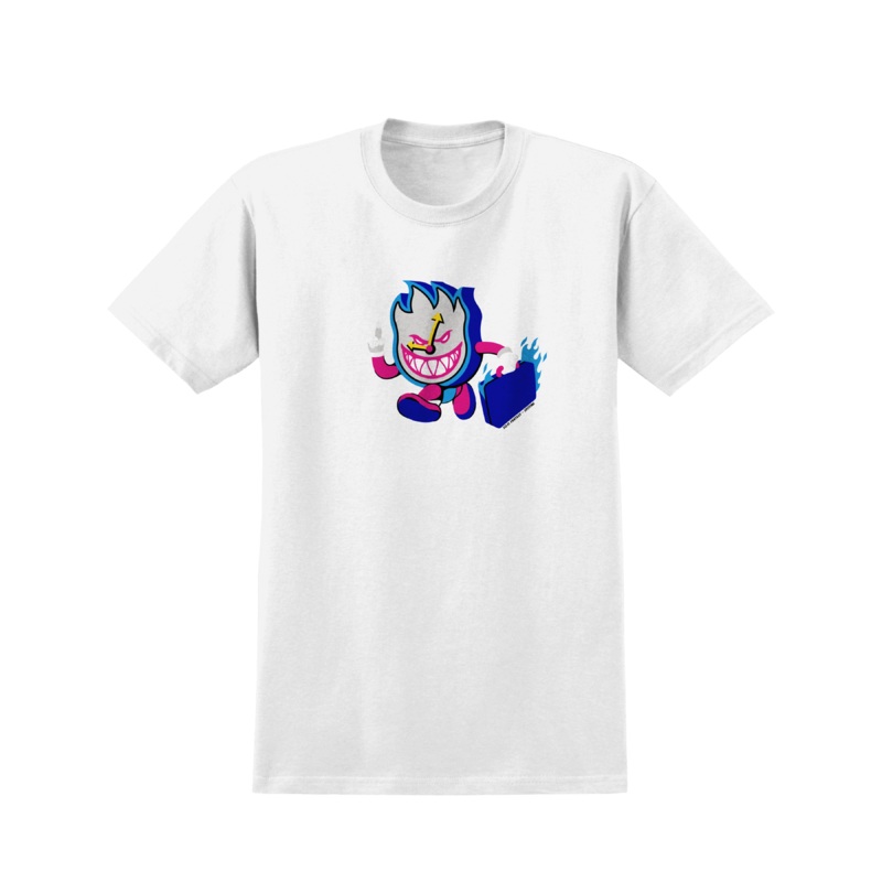 Spitfire X Sci-Fi Fantasy Burning Time Tee – ( White ) Medium