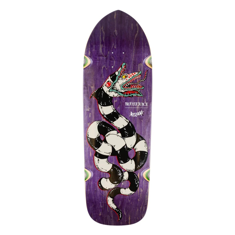 WELCOME x BEETLEJUICE – SANDWORM ON MAGIC BULLET 2.0 – PURPLE STAIN – 10.5″ 10.5