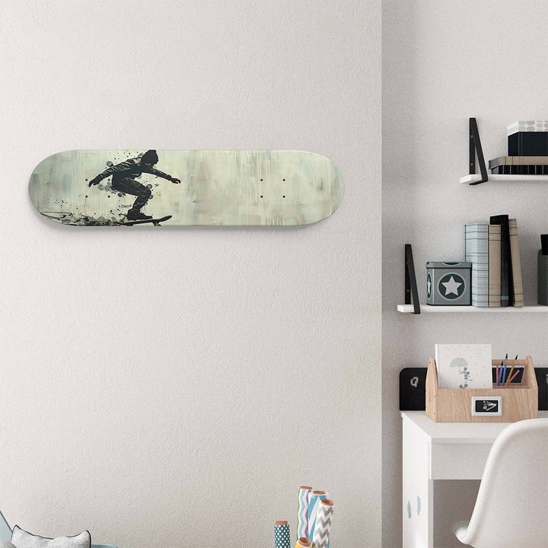 Banksy Inspired Skater Speed- 8.25″ Skateboard or Wall Art Deck Only No wall hangers
