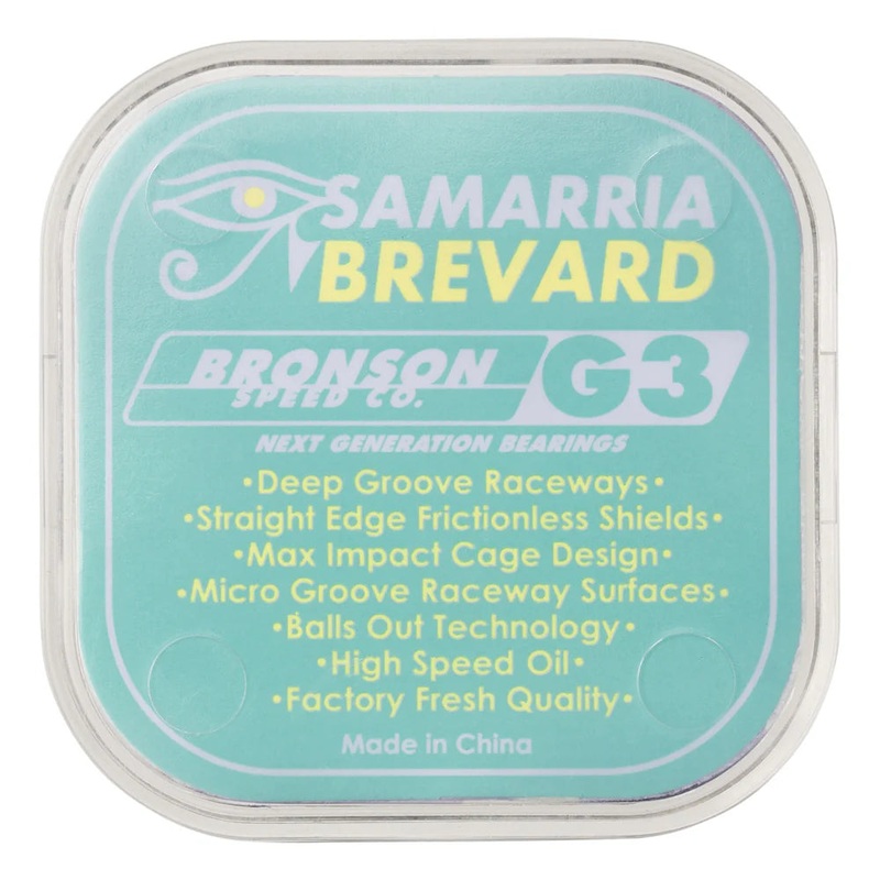 Bronson Samarria Brevard G3 Skateboard Bearings OS