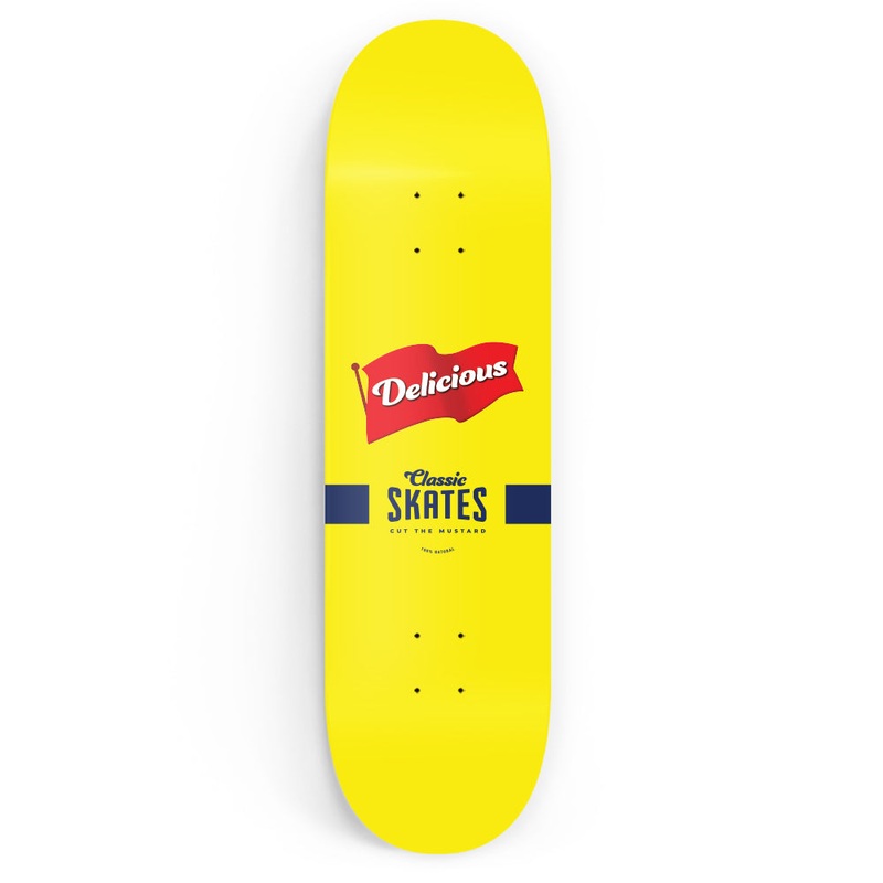 Edible Concrete Delicious Mustard Deck 8.125 in 8.125 in
