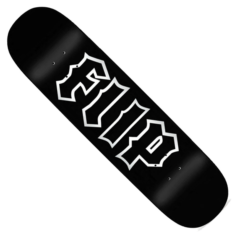 Flip Team Cancelled Deck Dipped Black 8.25 x 31.71 WB:14.2