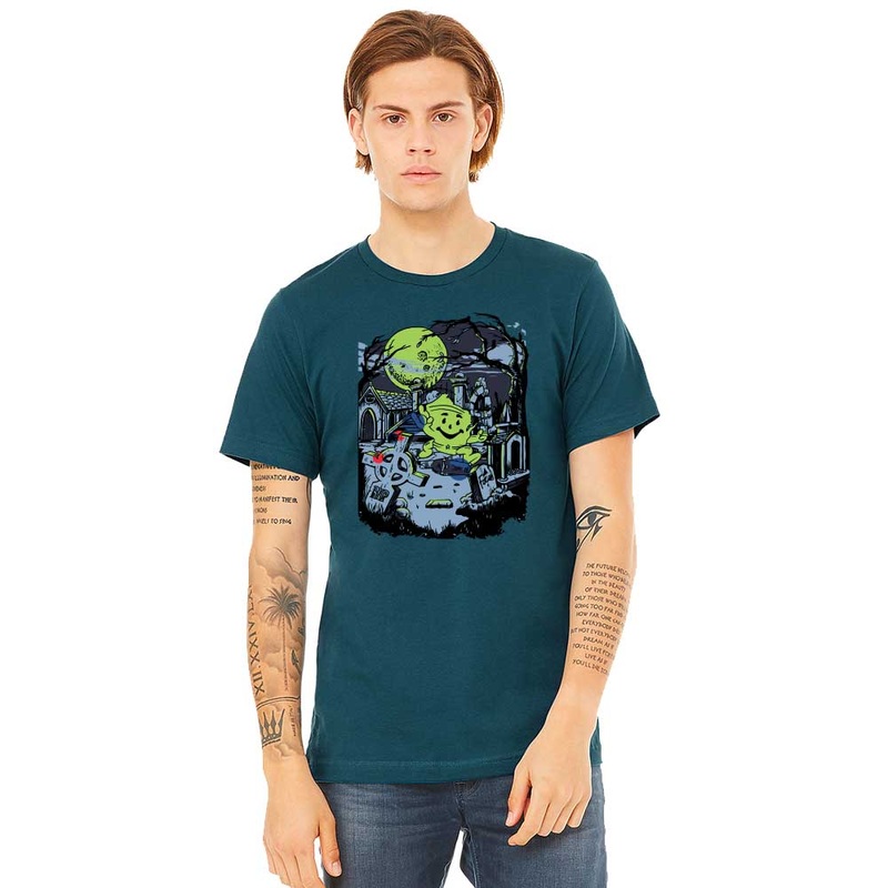 Focus Boardshop Graveyard Short Sleeve T-Shirt X-Small Deep Teal
