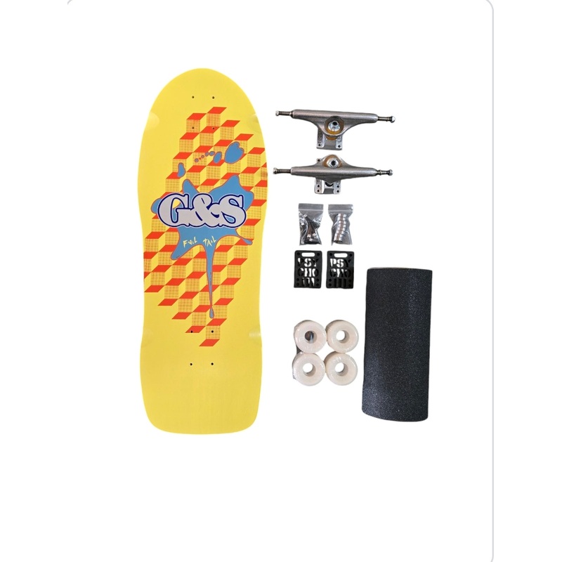 G&S FoilTail Complete Skateboard – YELLOW