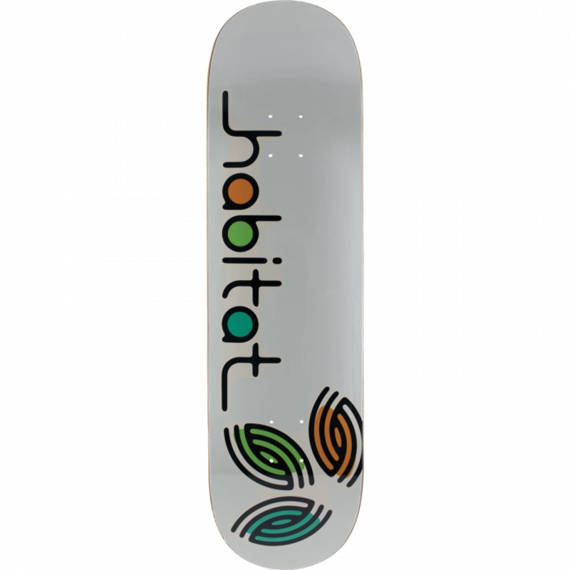 Habitat Trillium 8.5″ Grey Skateboard Deck
