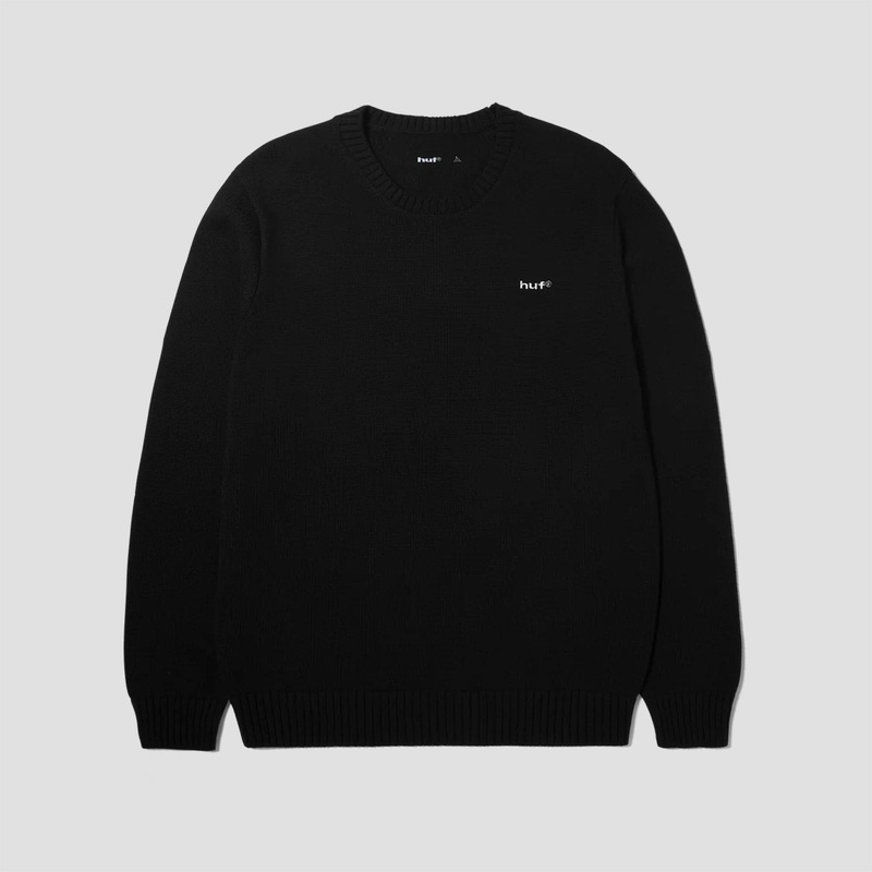 HUF Eightynine Knit Sweater Black Medium