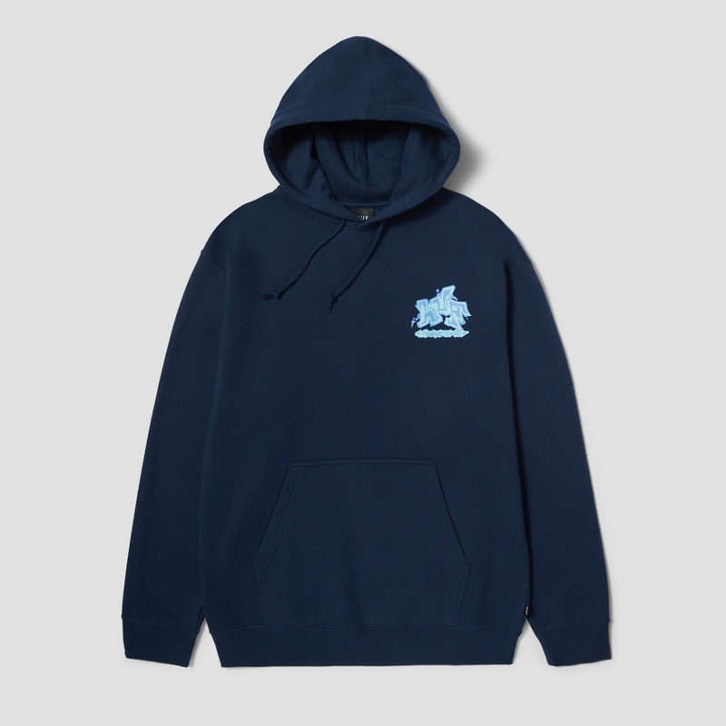 HUF Productions Pullover Hood Nightshade Small