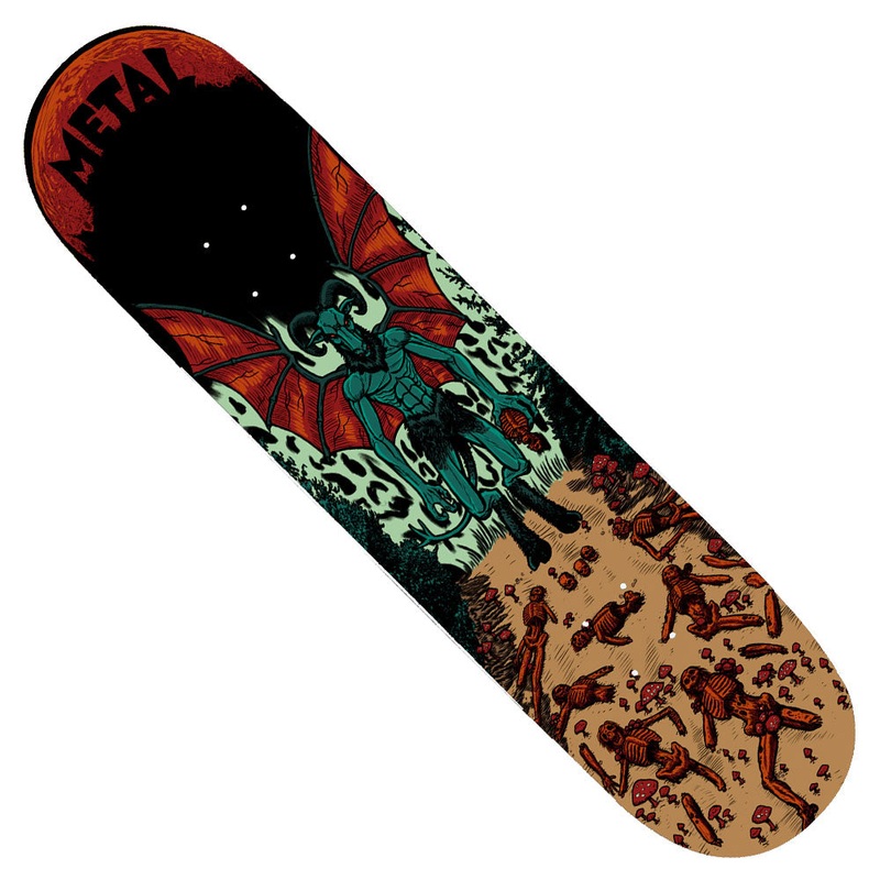 Jersey Devil 8.37 Metal Skateboards Deck