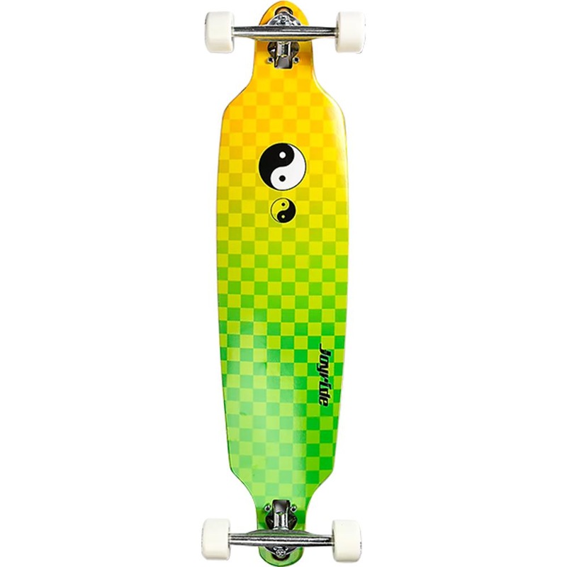 Joyride Ying Yang Green/Yellow Fade 39″ Drop Through Longboard Complete