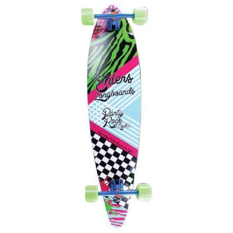 Party Rock 40″ Pintail Longboard Complete