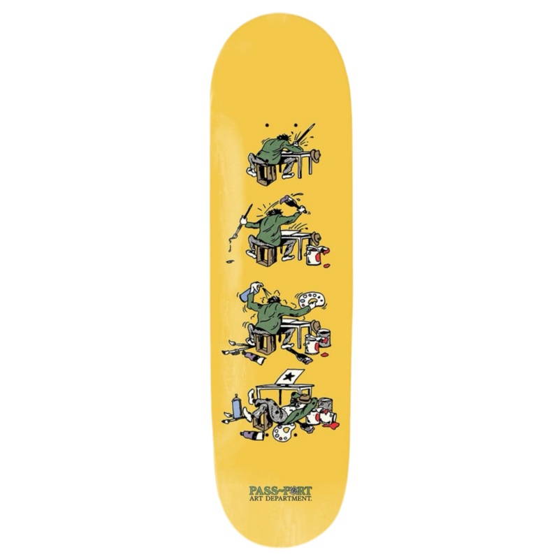 Passport Team Open Studio Art Dept. Series 8.25″ Skateboard Deck 8.25″ 14.25″