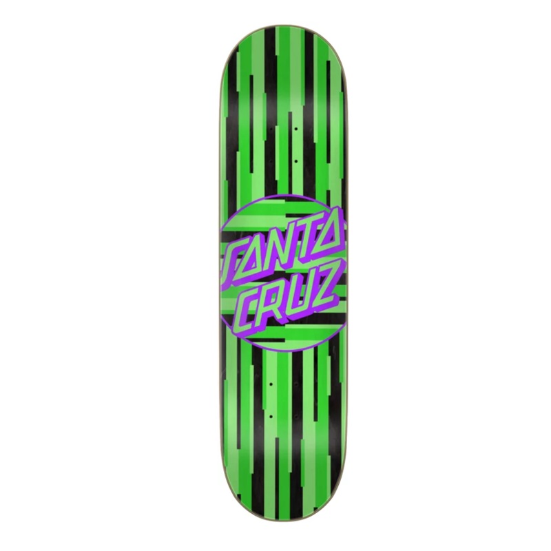 Santa Cruz Strip Stripe Dot Hard Rock Maple Deck 8.125 in 8.125 X 31.7 in
